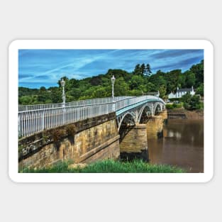 Bridge Over The River Wye Sticker